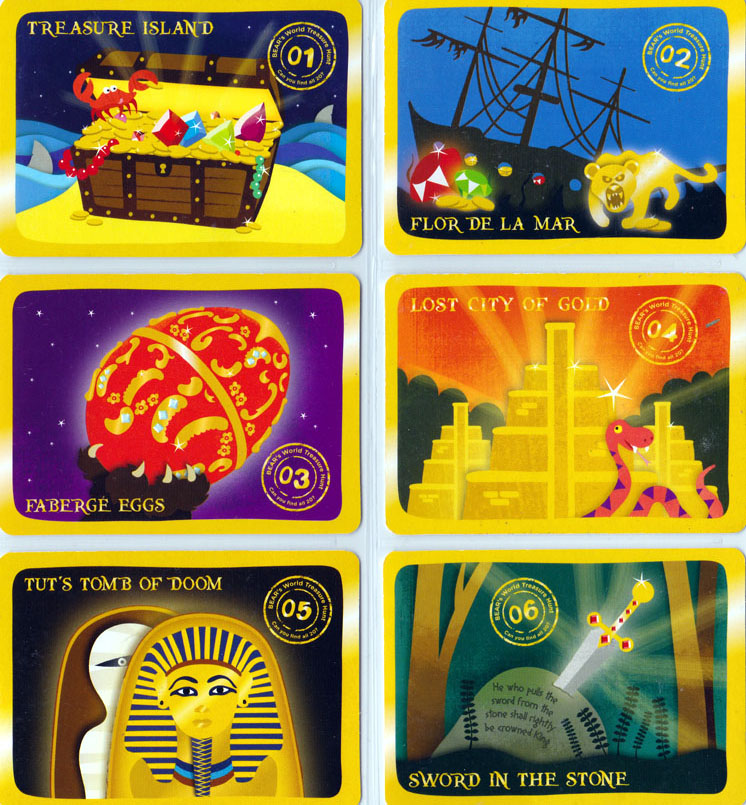 Yoyo Bear Around the World Treasure Cards Gallery